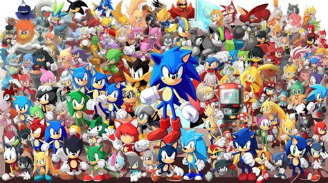 Guia completo com os personagens de Sonic